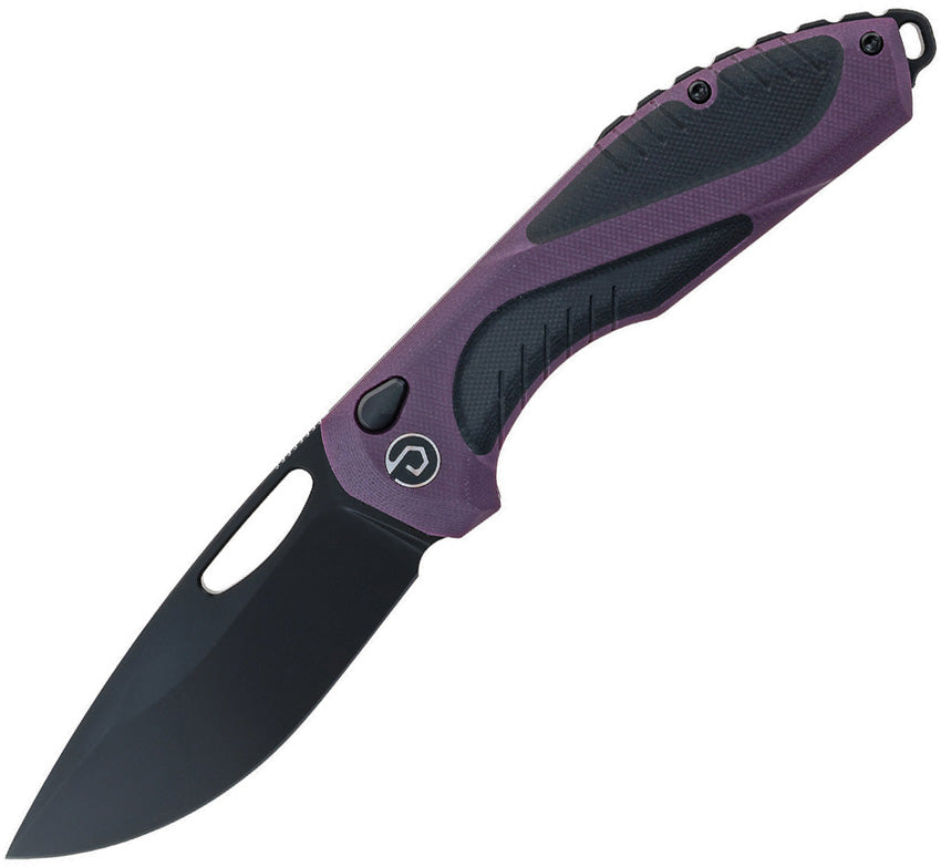 Black Fang Lite Button Lock - TD1002PPBK