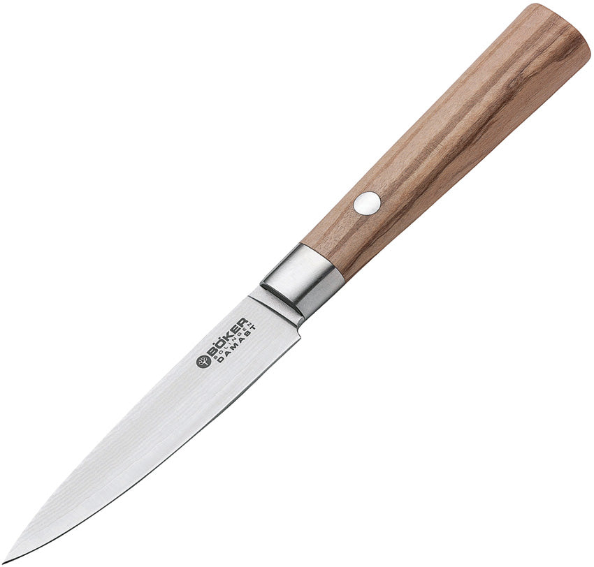 Damast Paring Knif Olive - BO130430DAM