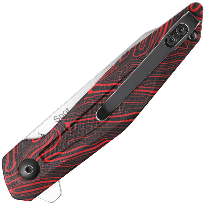 Spot Linerlock Black/Red - KIV3620C1