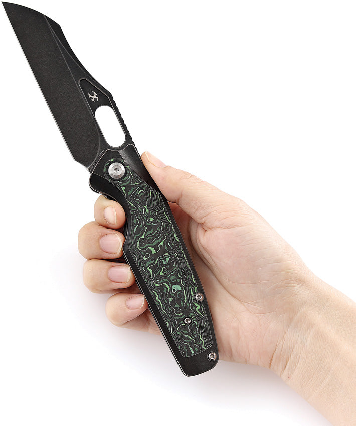 Tuckamore Framelock Green CF - K1052A3