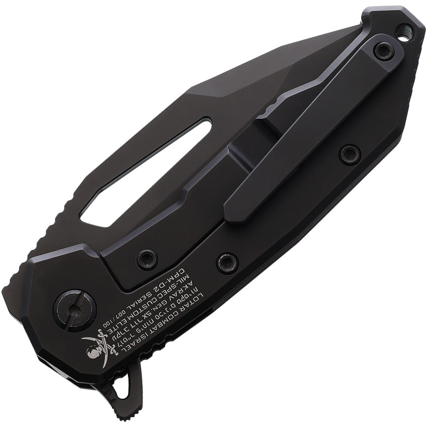 AKRAV Gen 5X Ghost Framelock - LTRF105XBKX