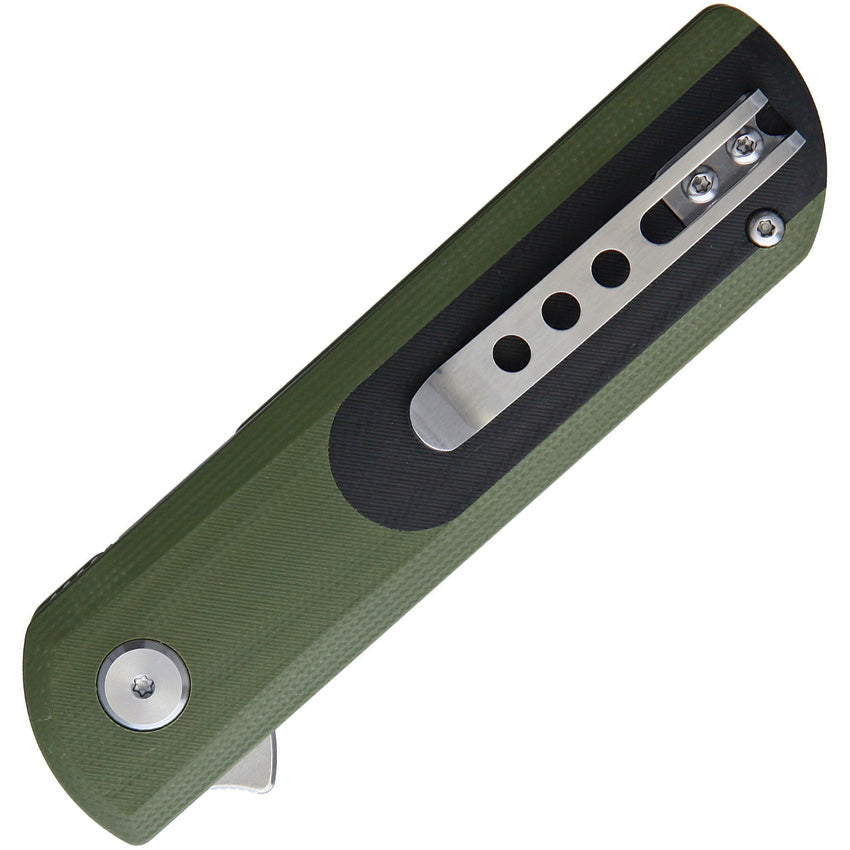 Pebble Linerlock Green Black - BTKG07A