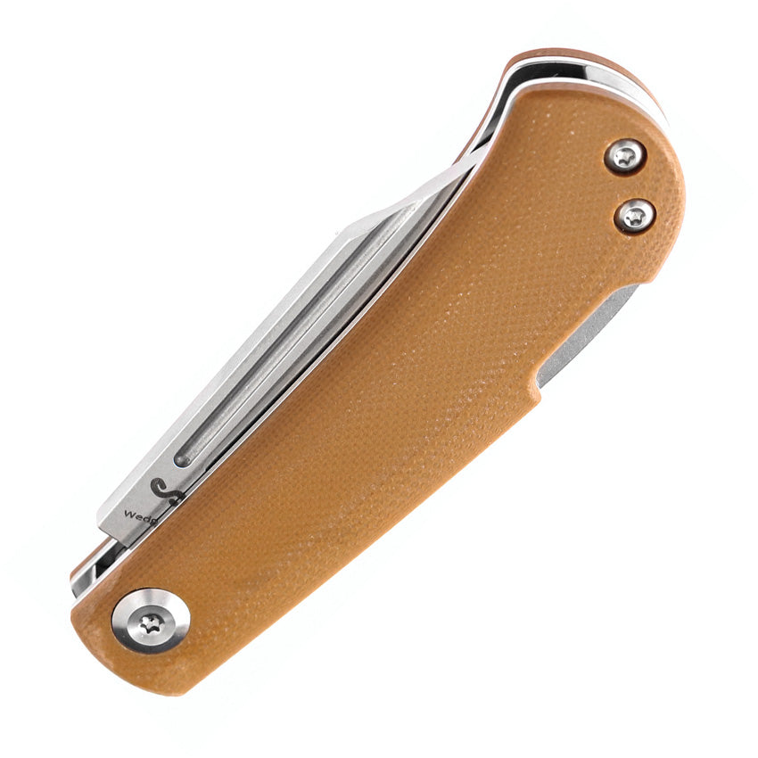 Wedge Lockback Yellow G10 - KT2026B9