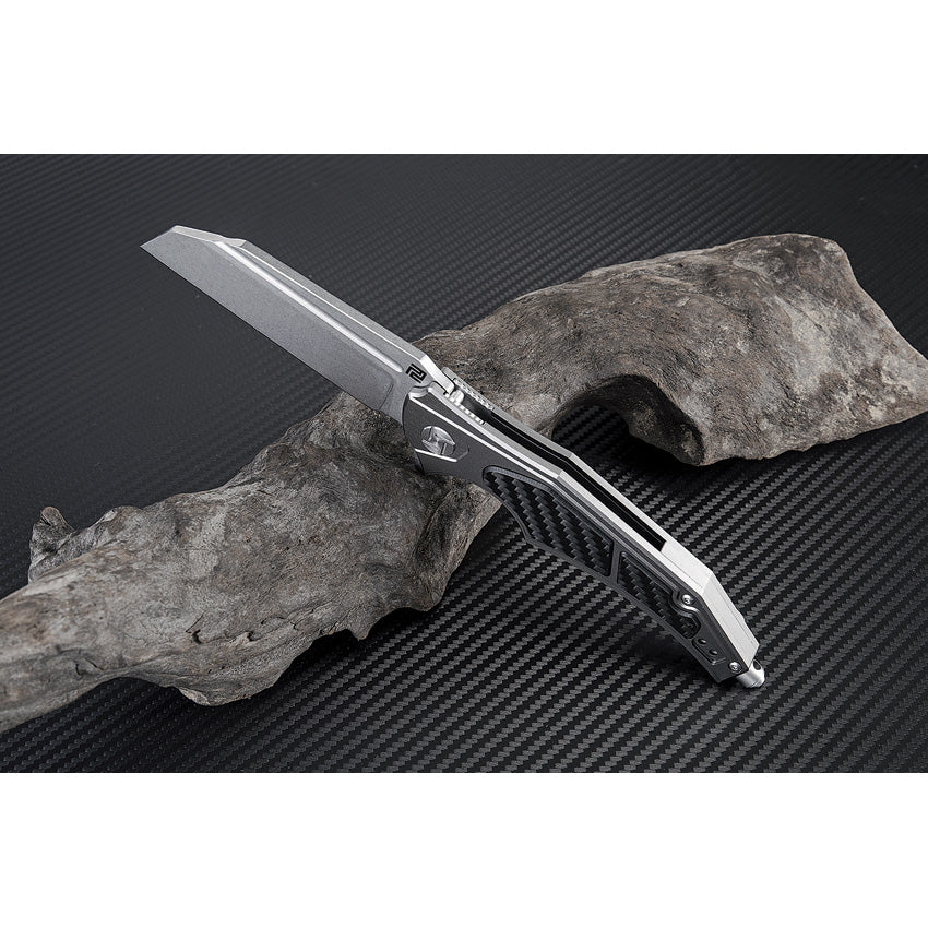 Apache Nomad Linerlock Gray CF - ATZ1813PGCF