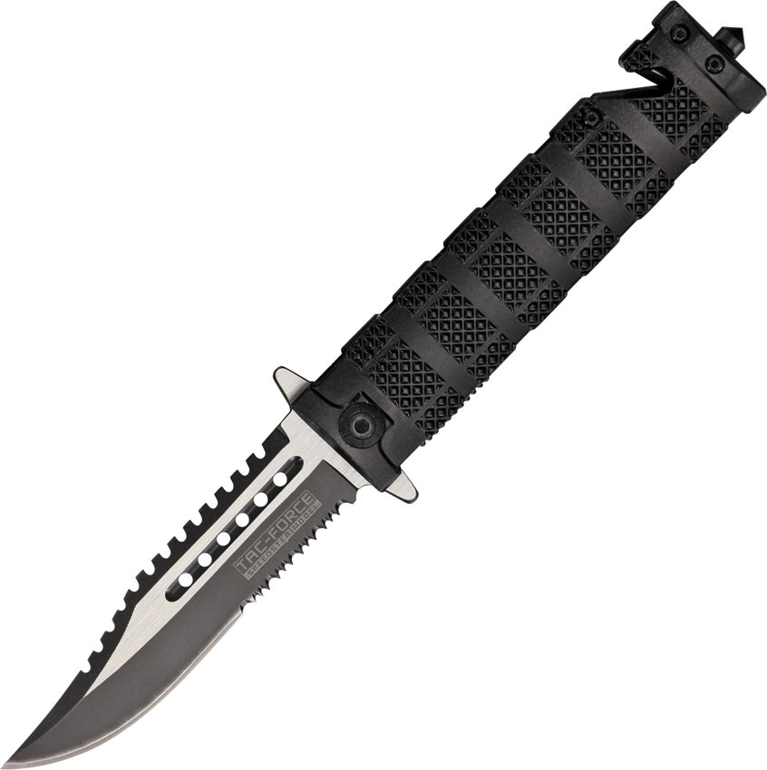 Knurled Rescue Linerlock A/O - TF710BK