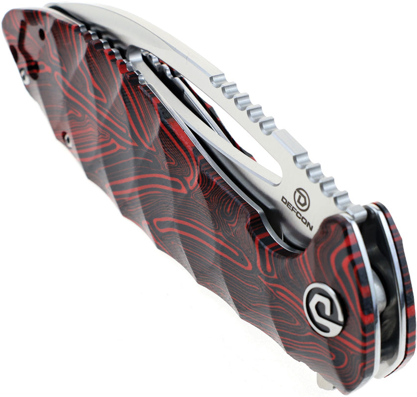 Tactical Linerlock Red - TD009FRD