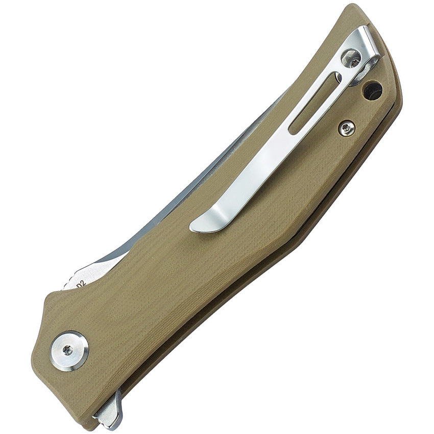 Scimitar G10 Linerlock Beige - BTKG05C1