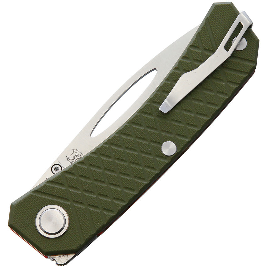 Akuma Linerlock Olive Green - RS9112