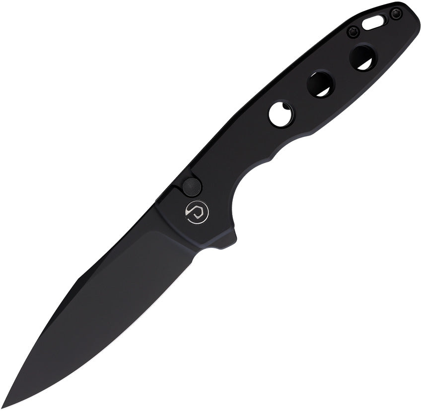 Ghost Button Lock Black - TD016BK