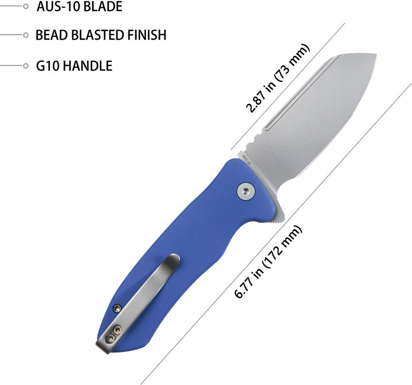 Creon Button Lock Blue - KUB336C