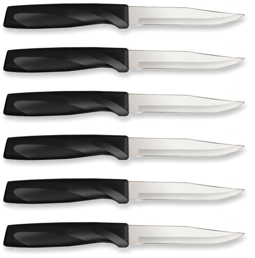 Anthem Serrated Steak Set Blk - RDCG46S