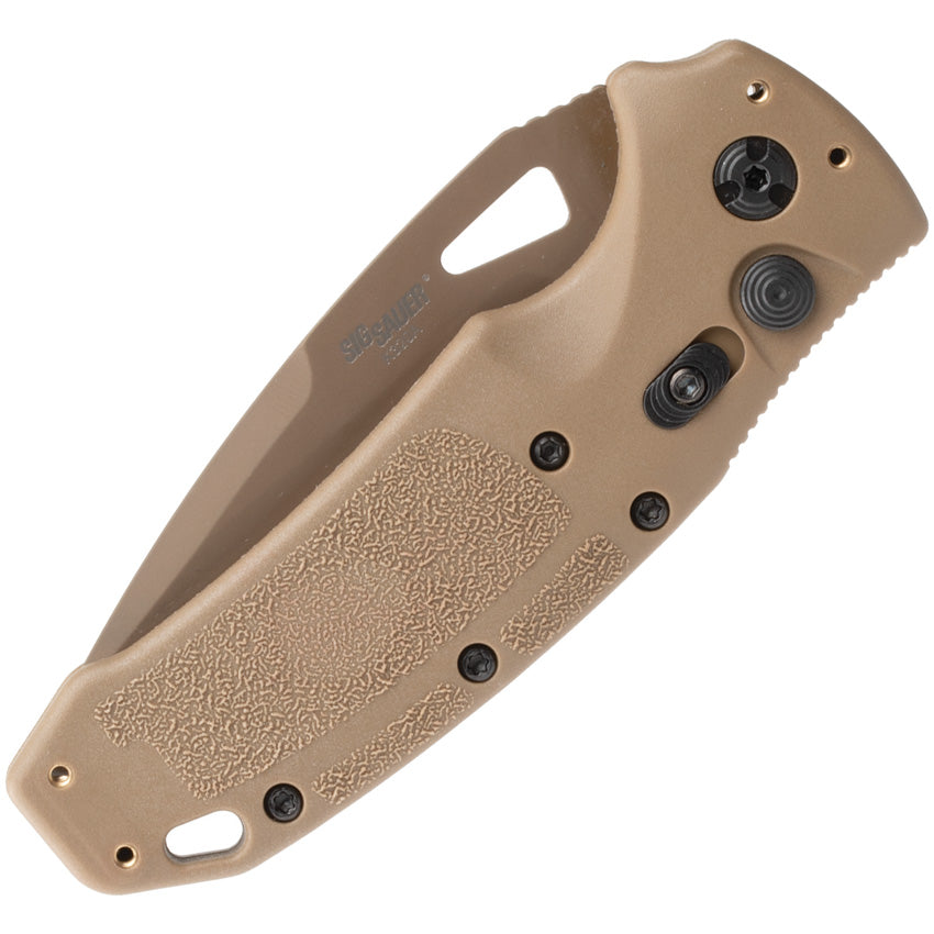Auto K320A Button Lock Tan - SIG36333