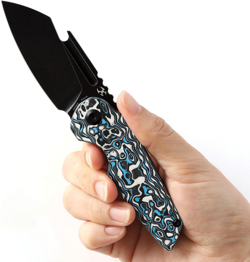 Rafe Linerlock Blue/White CF - K2048A6