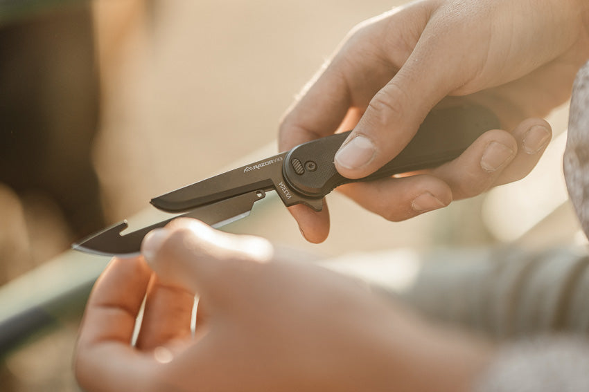 Razor VX3 Linerlock A/O Black - OEVX330A