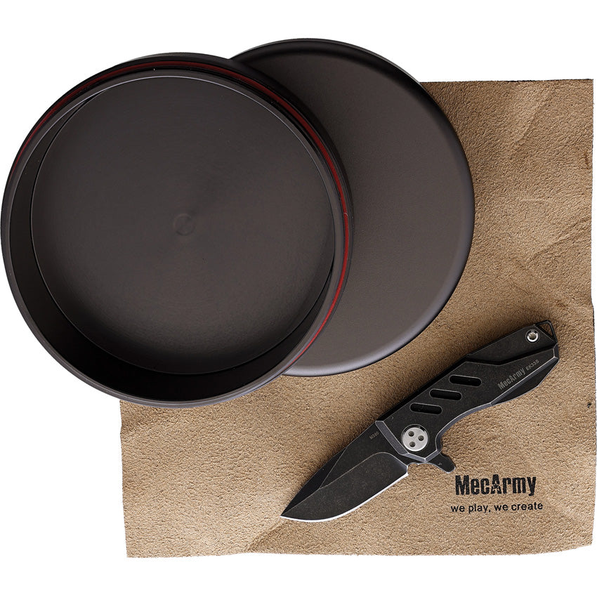 Titanium Mini Linerlock Black - MECEK33SBLK