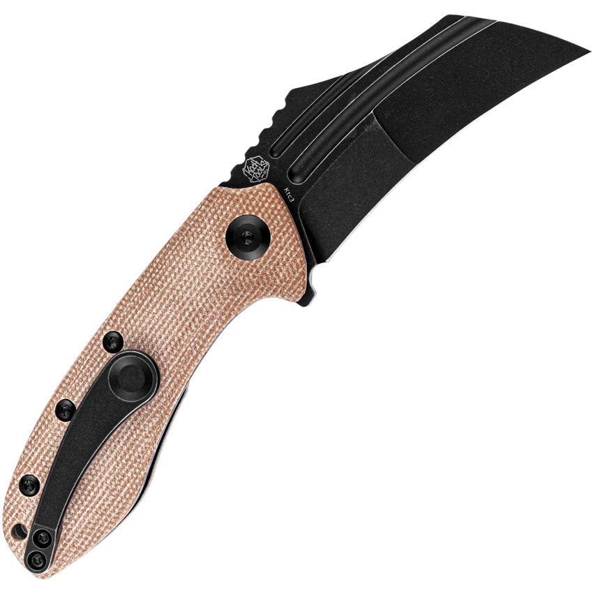 KTC3 Linerlock Brown Micarta - KT1031B2
