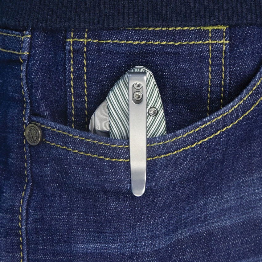 Creon Button Lock White/Grn - KUB336A