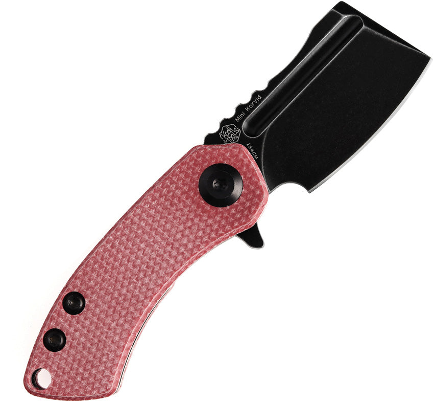 Mini Korvid Linerlock Red Mic - KT3030M2