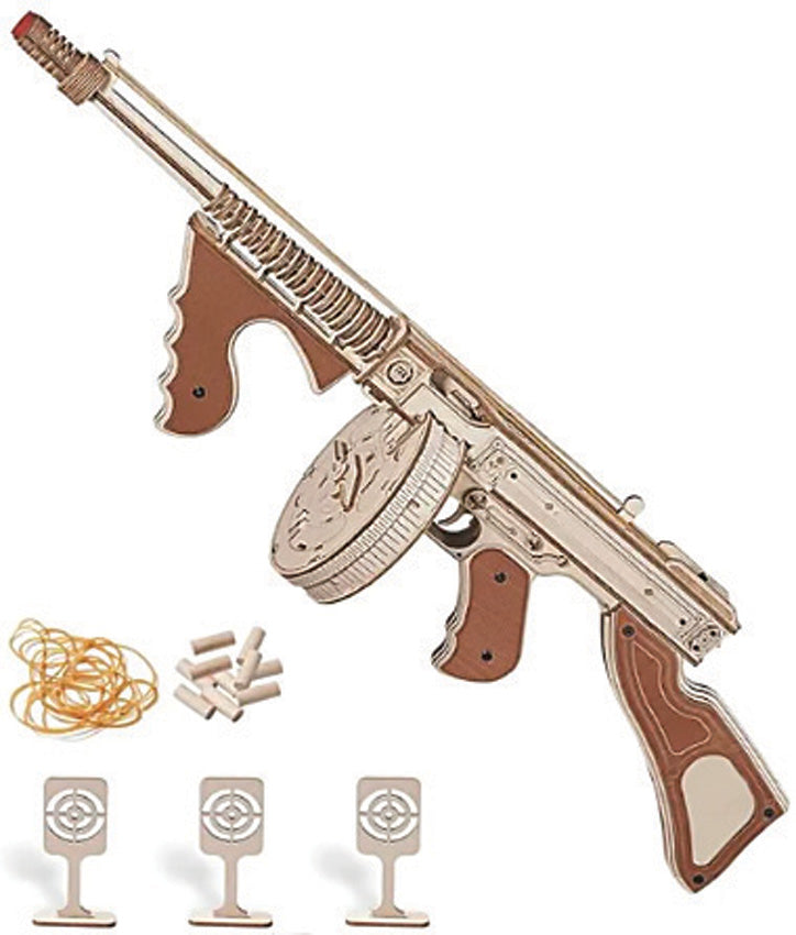 Wood Puzzle Tommy Gun - CBGPZ06MB