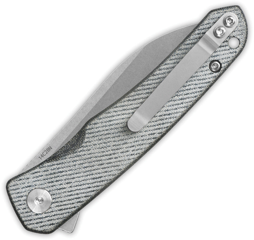 Otter Linerlock Denim Micarta - QS140F1