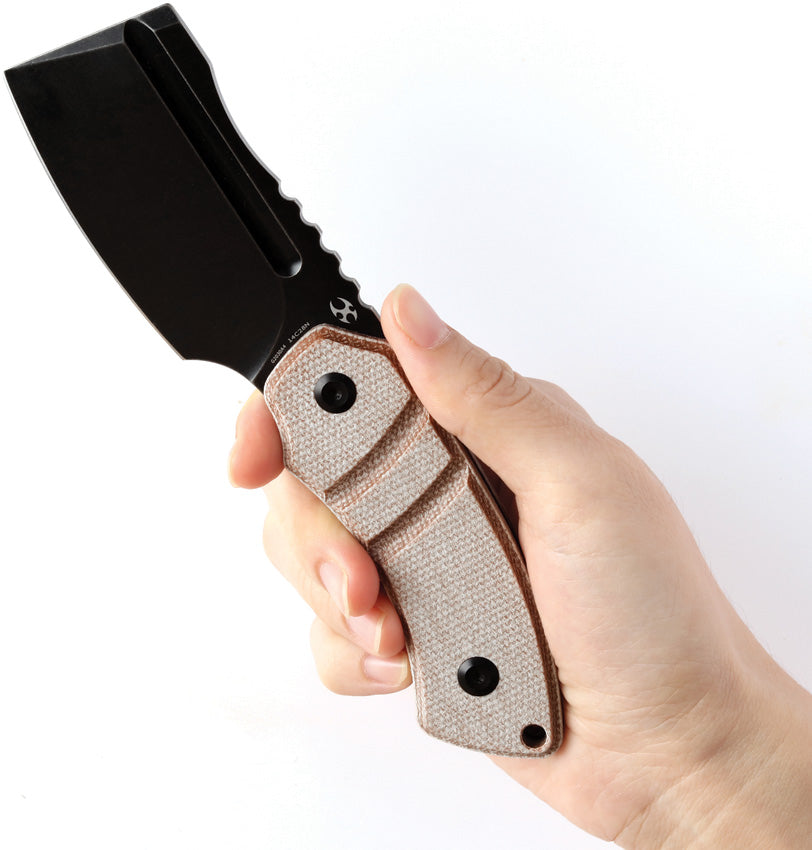 Korvid S Fixed Blade Brown Mic - KG2030A4
