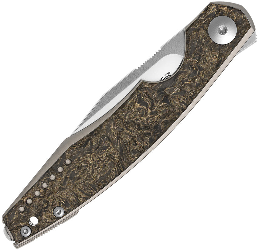 Belone Linerlock Gold CF - V5970TIFCG