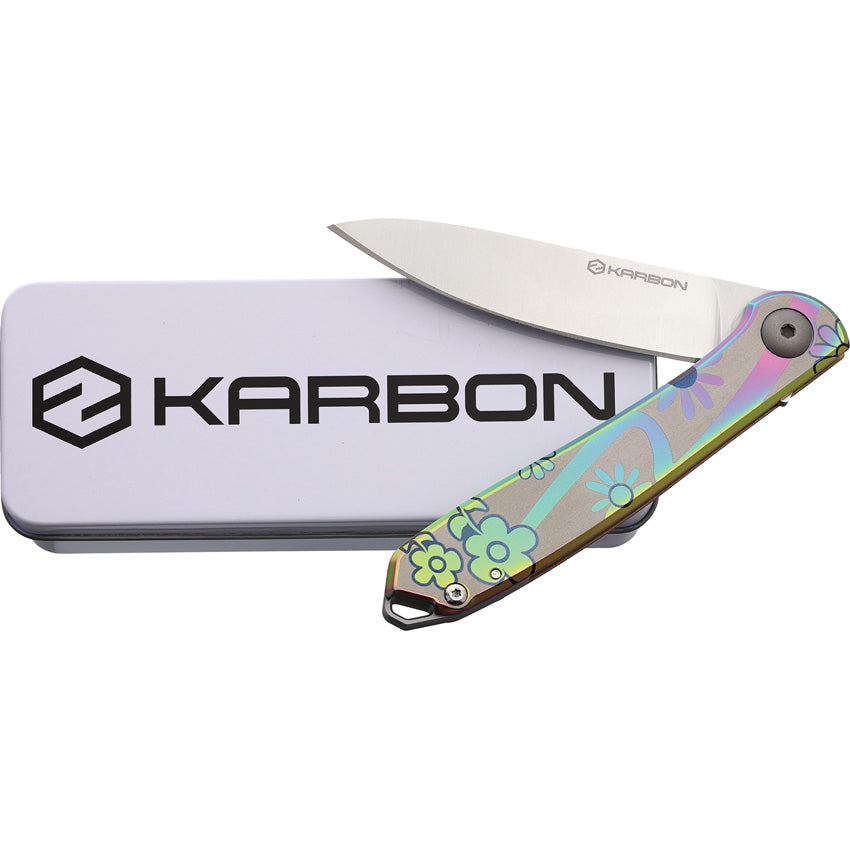 Tidbit Framelock Floral - KARB108