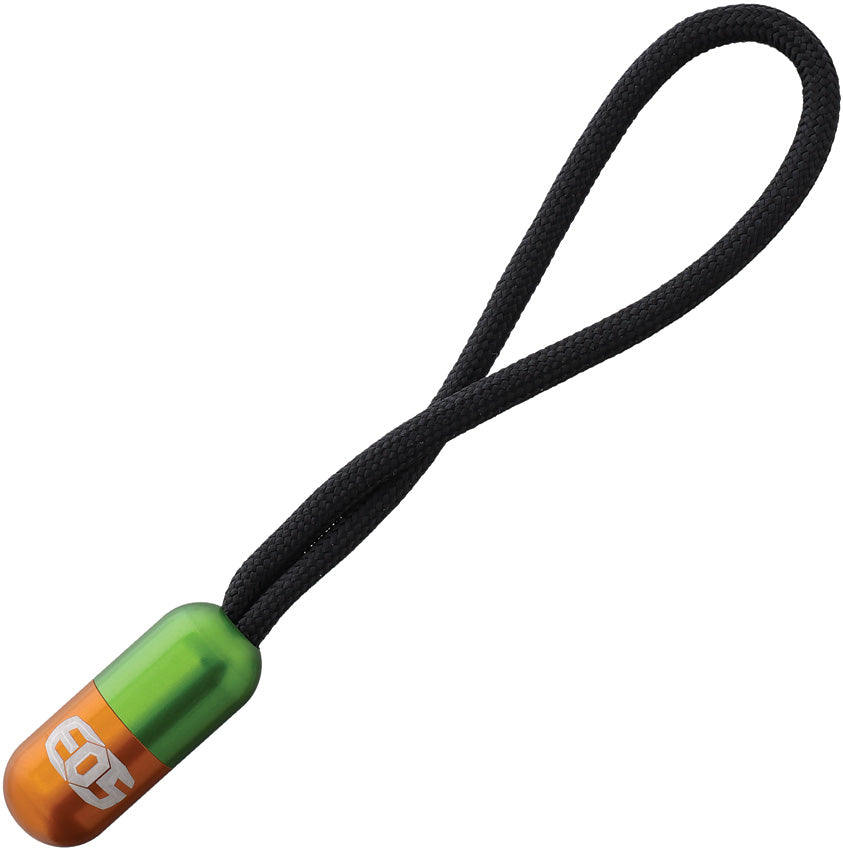 Pill Bead Lanyard Grn/Org - EOS133