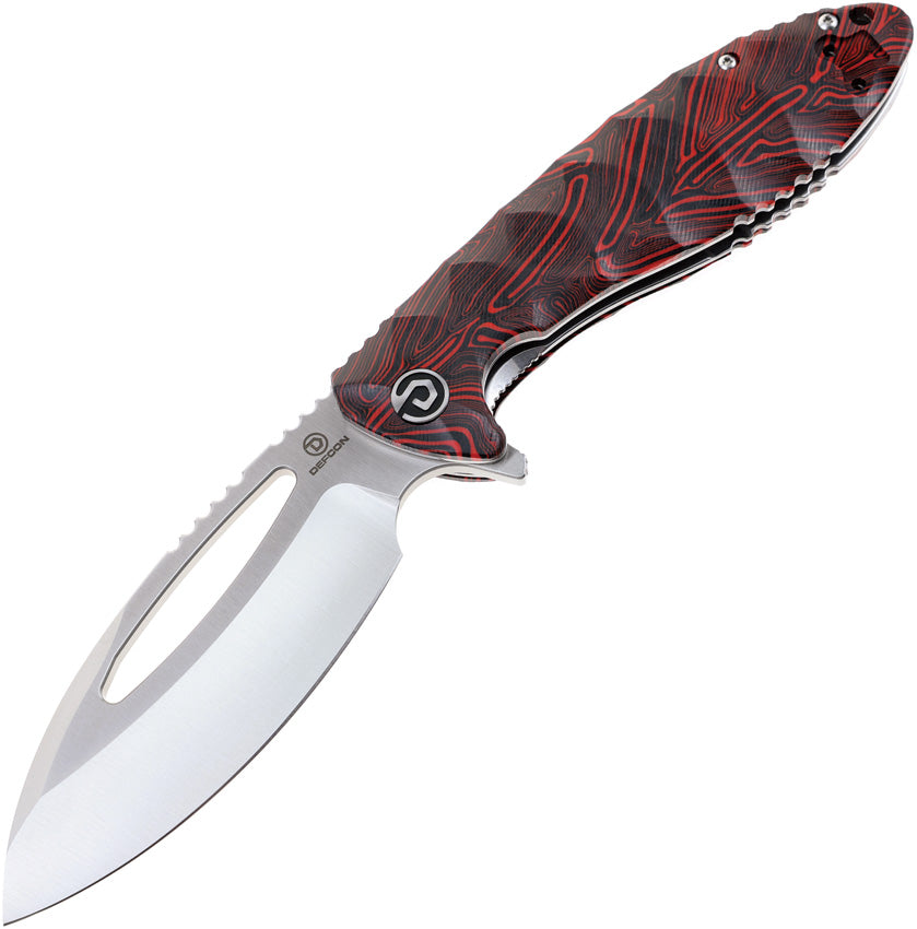 Tactical Linerlock Red - TD009FRD