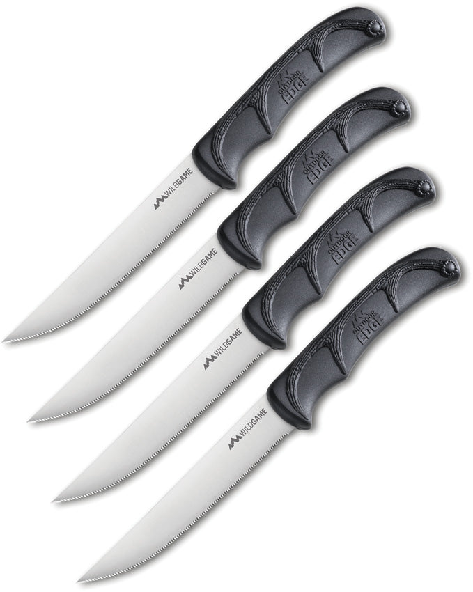 Wild Game Steak Knives Black - OESTK4C