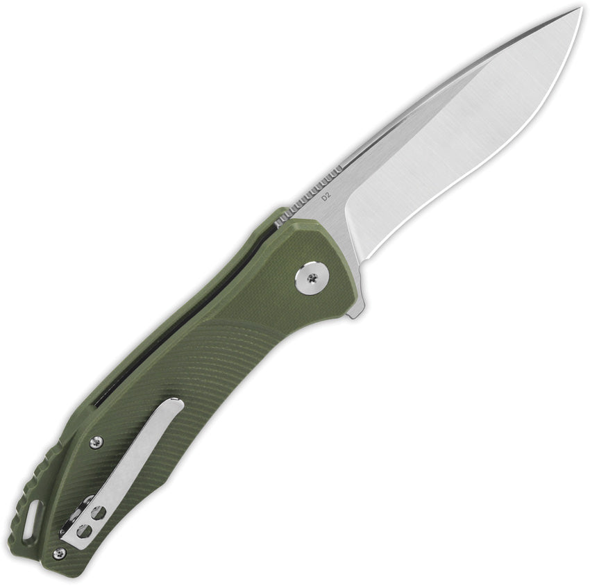 Raven Linerlock Green G10 - QS122B1