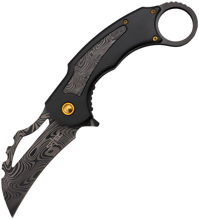 Karambit Linerlock A/O Black - STT27208BK