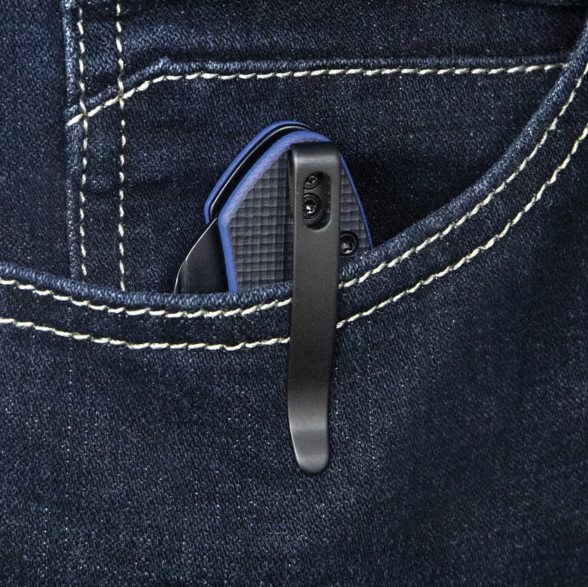 Creon Button Lock Blk/Blue - KUB336D