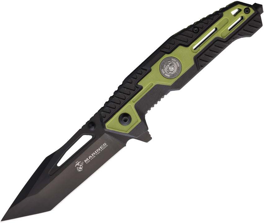 Linerlock A/O Black/Green - USMA3001GN