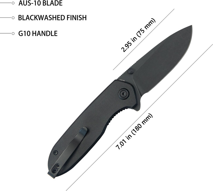 Belus EDC Linerlock Black - KUB342E