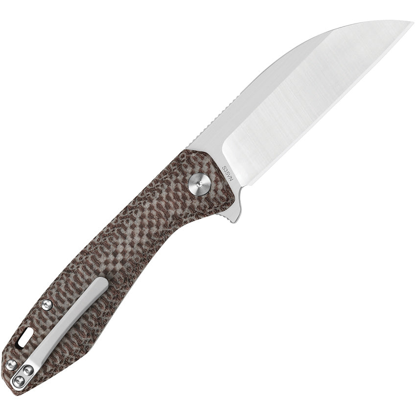 Pelican Linerlock Brown Satin - QS118A2