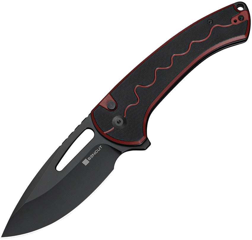 Squiggy Button Lock Red - S24082A3