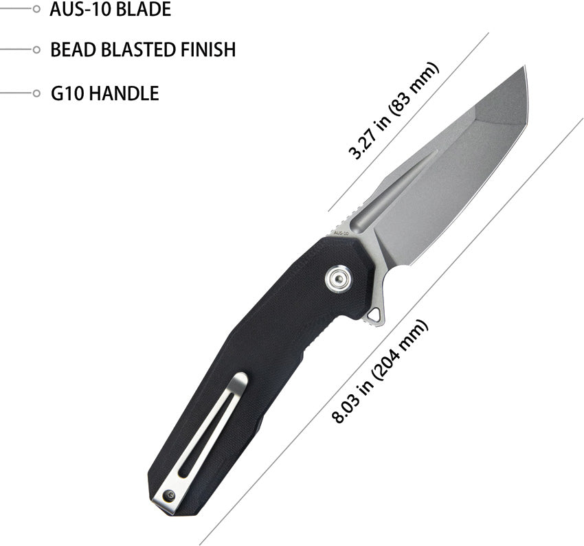 Carve Nest Linerlock Black - KUB237G