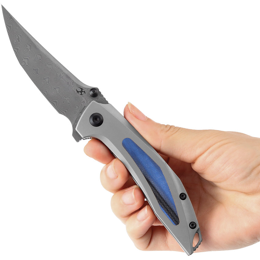 Baku Linerlock Blk/Blue G10 - K1056A4