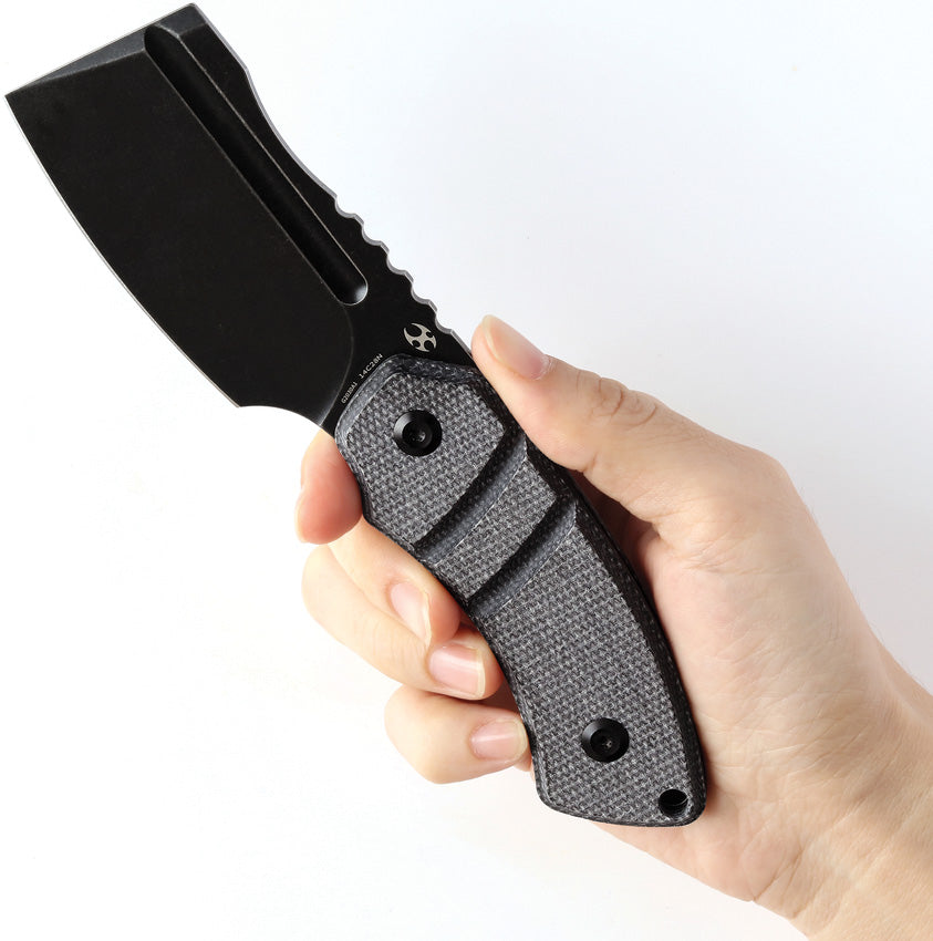 Korvid S Fixed Blade Black Mic - KG2030A1