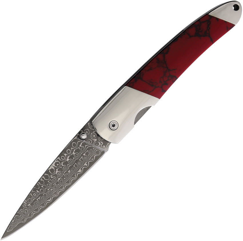 Damascus Linerlock Blood Stone - SFDJS70BB