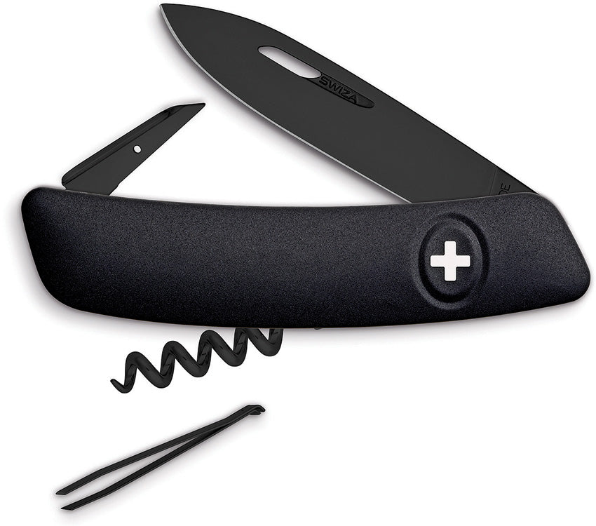 D01 Swiss Button Lock Black - SZA131010