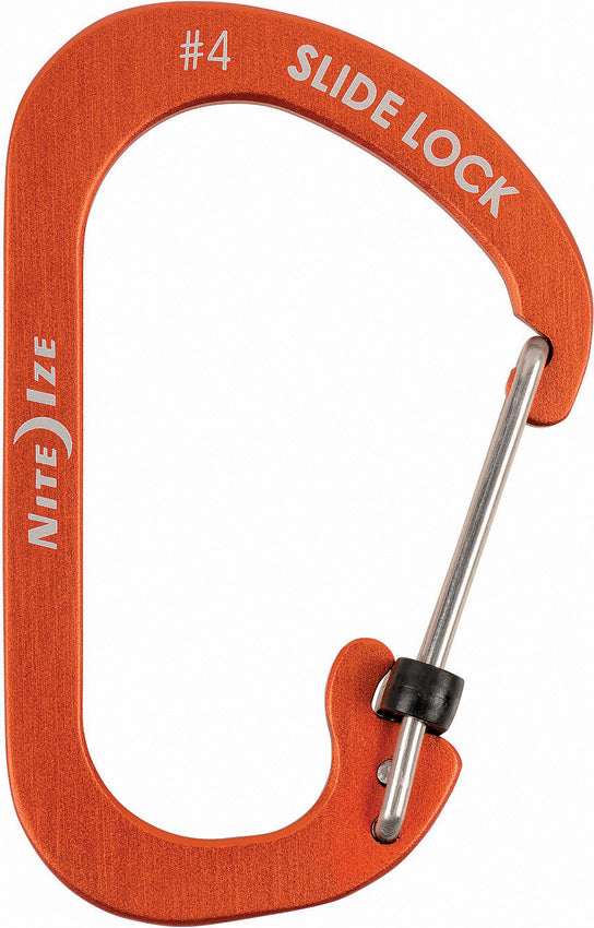 Carabiner SlideLock No4 Orange - N04045