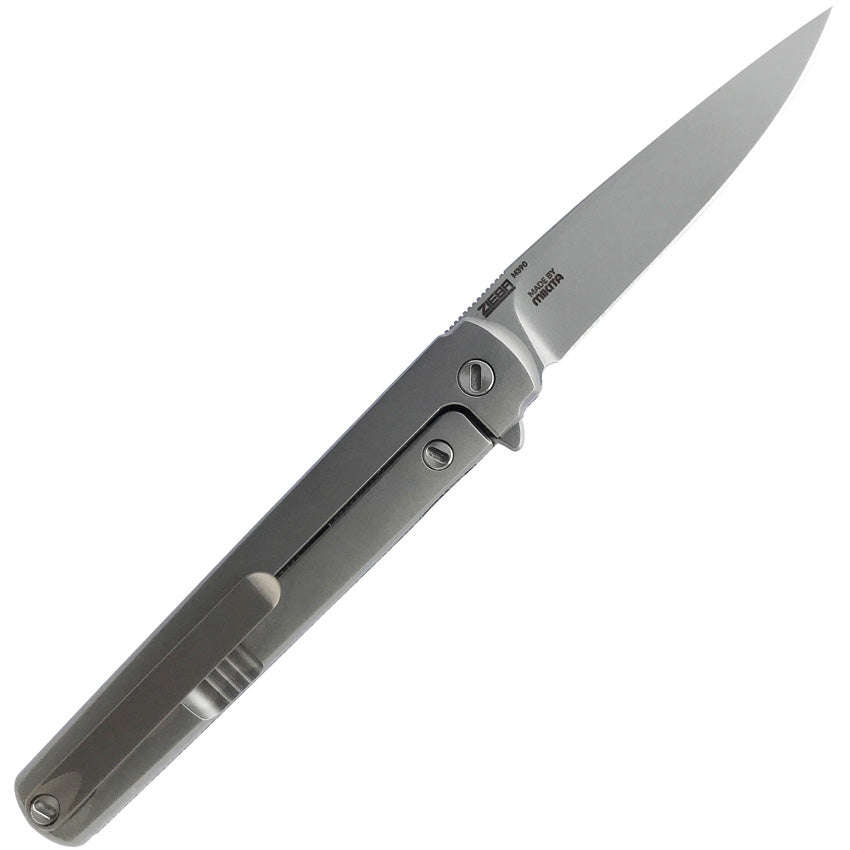 Flame Framelock Drop Micarta - MKMFL01GCT