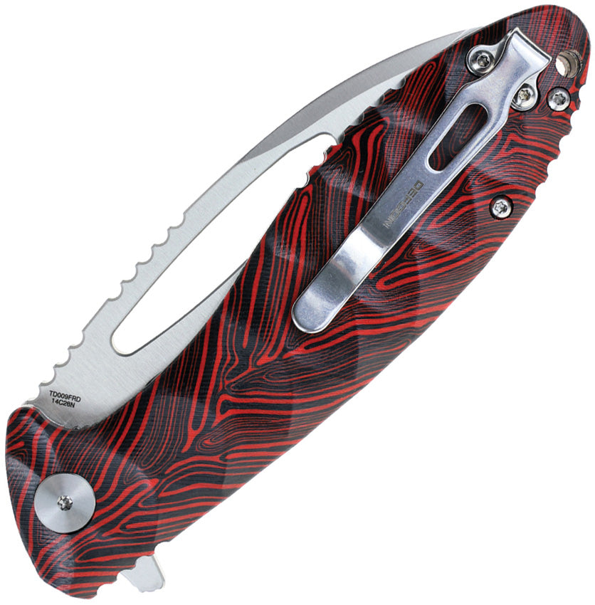 Tactical Linerlock Red - TD009FRD
