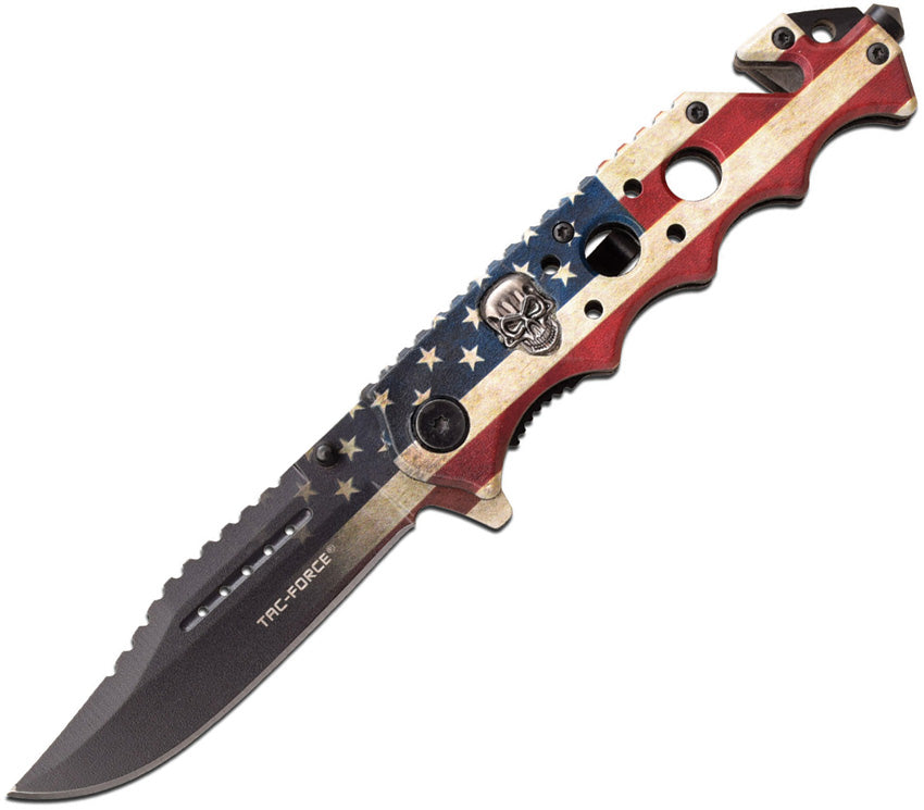 Flag/Skull Linerlock A/O - TF809F