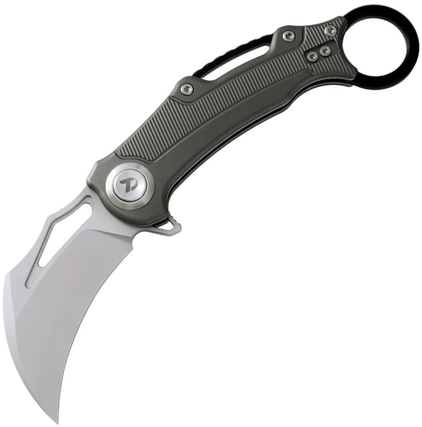 Button Lock Karambit Gry - DTK4221AG