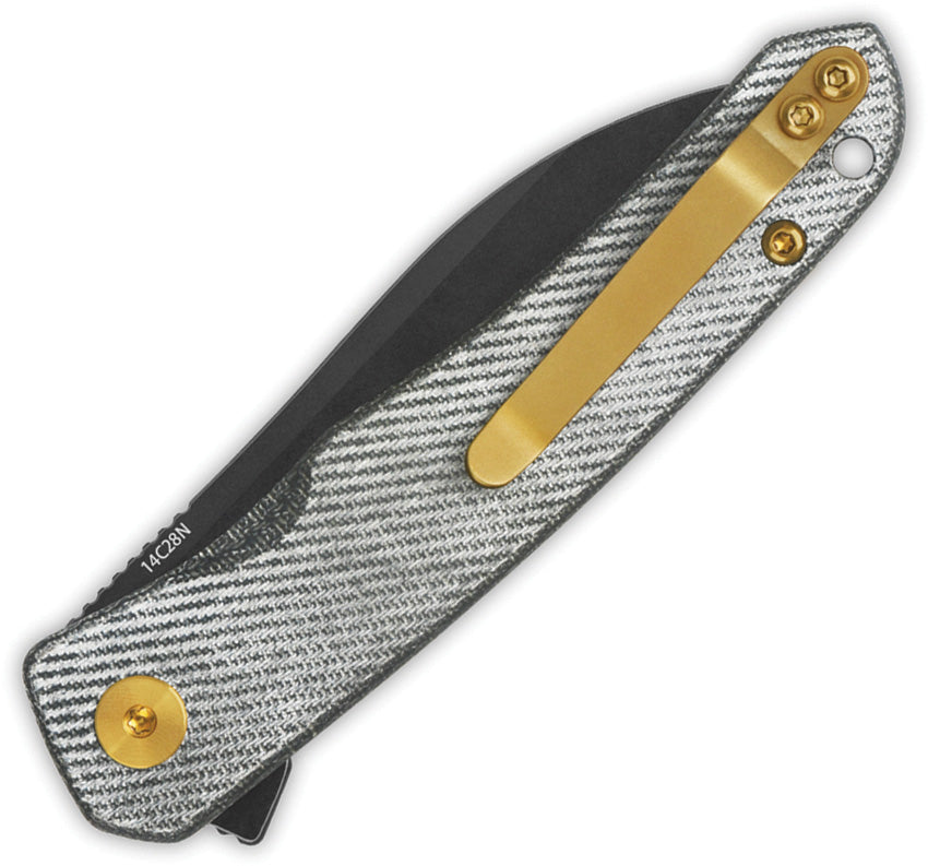 Otter Linerlock Denim Micarta - QS140F2