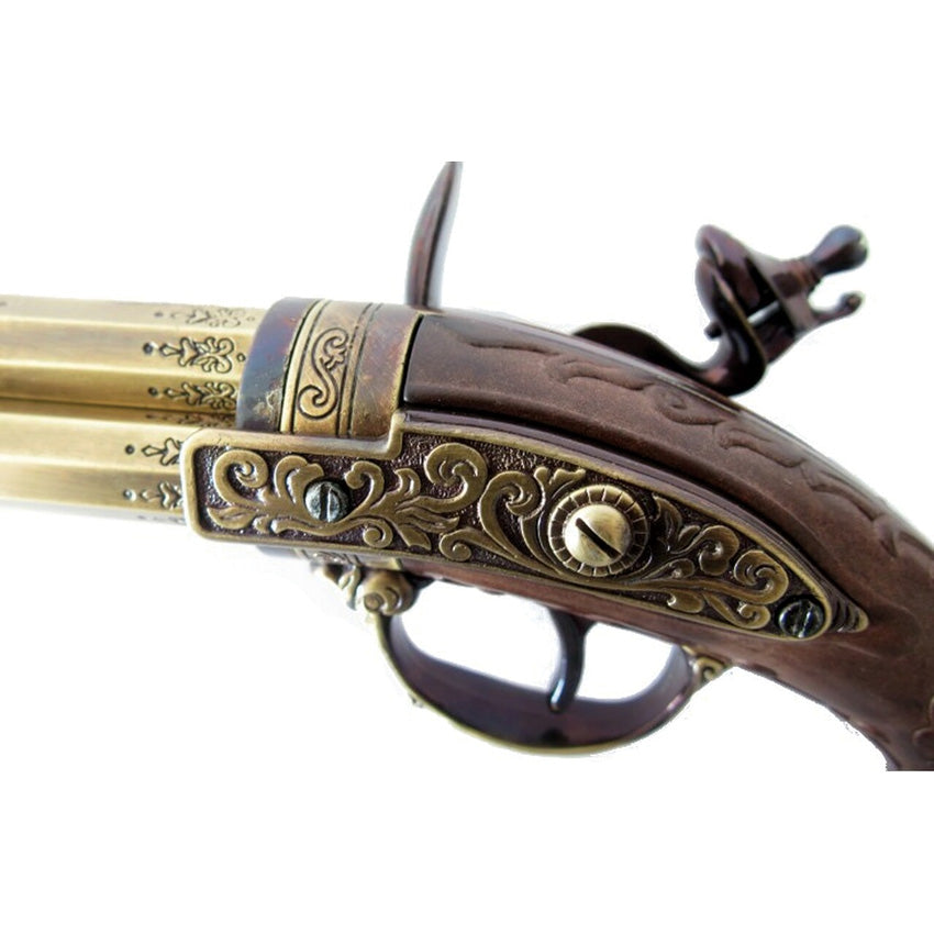 French 3 Barrel Flintlock - DX5309
