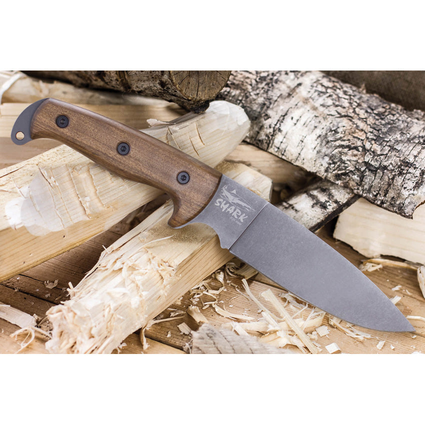 Shark Fixed Blade PGK Walnut - KK0101
